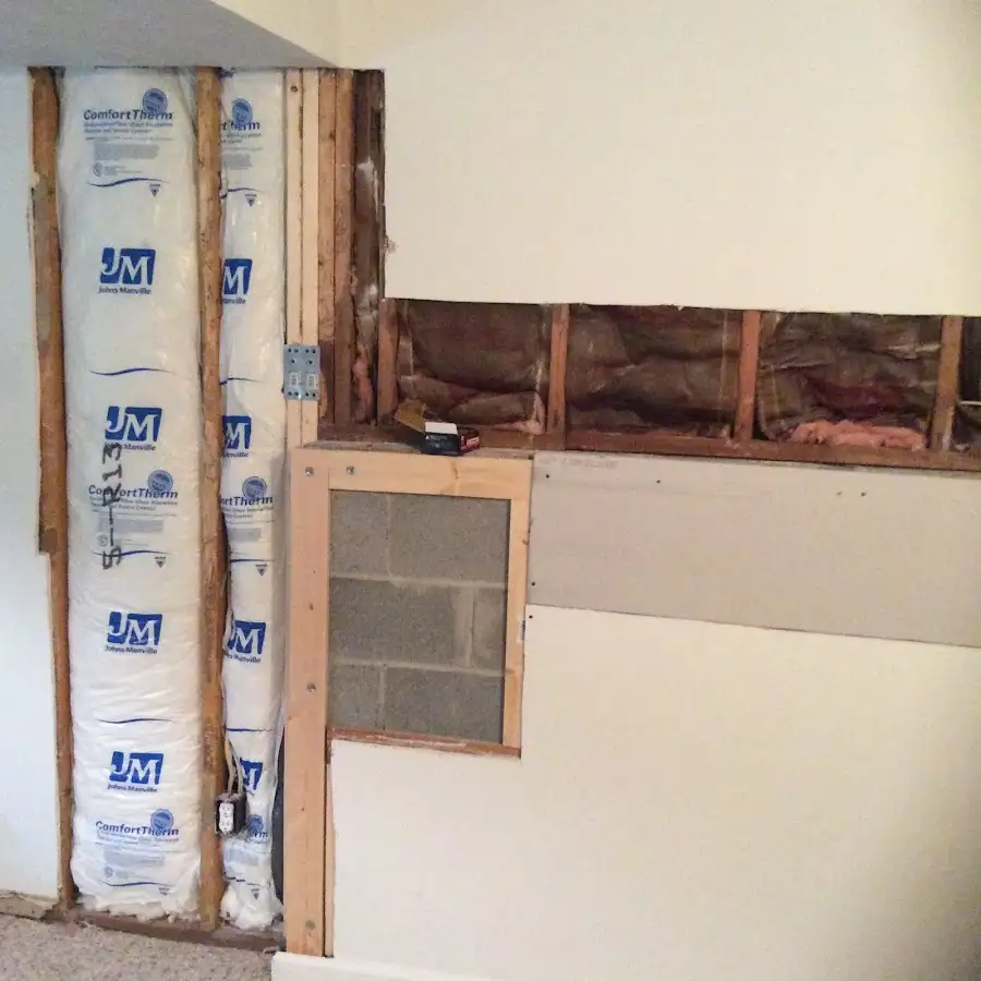 Wall insulation replacement during Odor Removal & Deodorization in Menomonie
